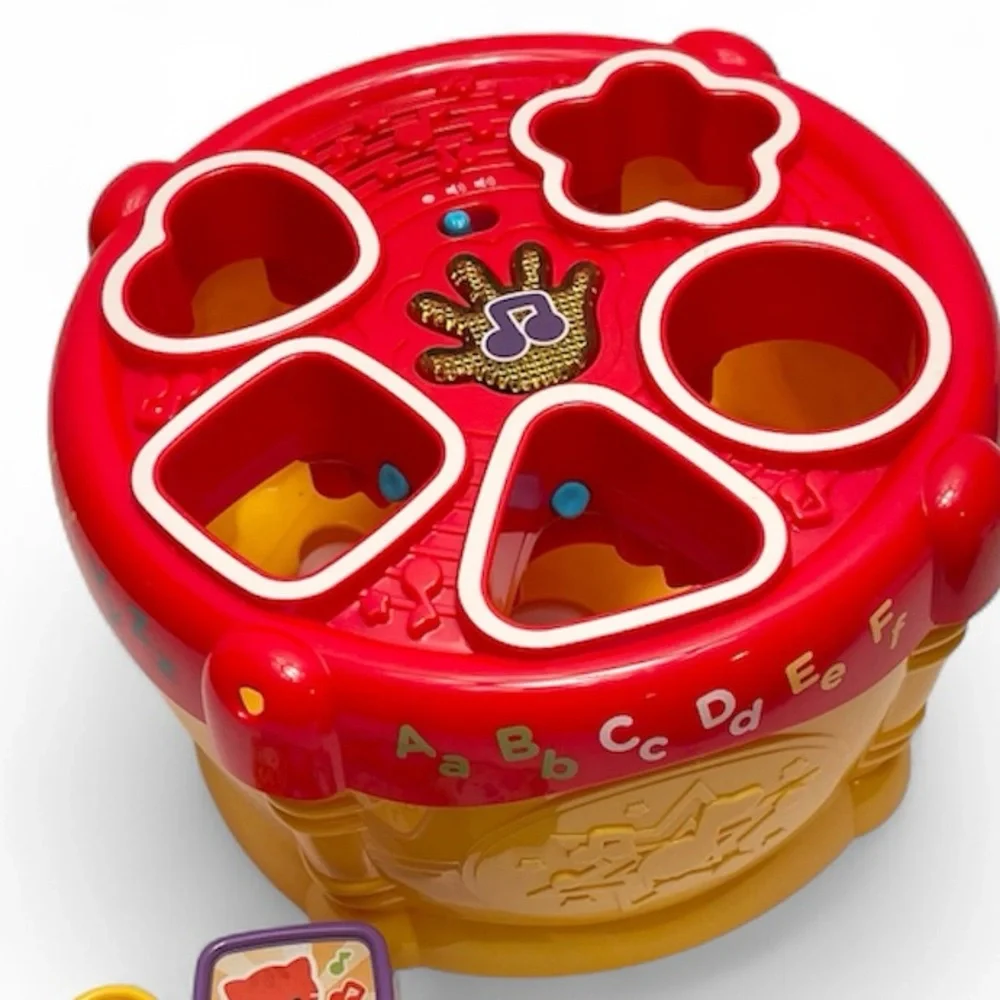 VTech Electronic Sort & Discover Drum Shapes Numbers Animals Music 6M+ Learning